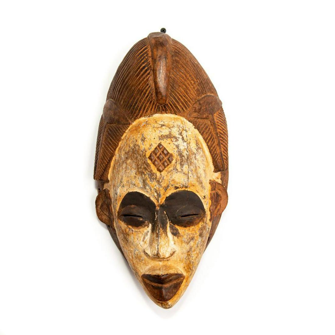 LARGE VINTAGE AFRICAN SONGYE TRIBAL KIFWEBE WALL MASK (1 of 4)