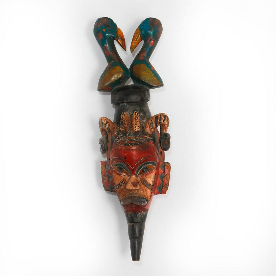 VINTAGE AFRICAN SONGYE TRIBAL KIFWEBE WALL MASK (1 of 4)