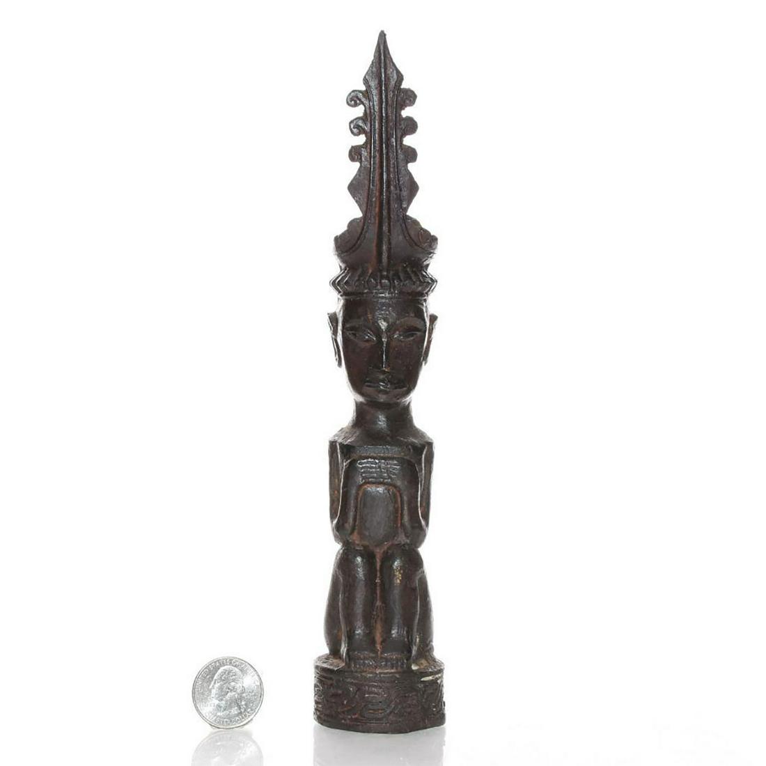 VINTAGE INDONESIAN NIAS ISLAND CHIEF FIGURE (1 of 4)