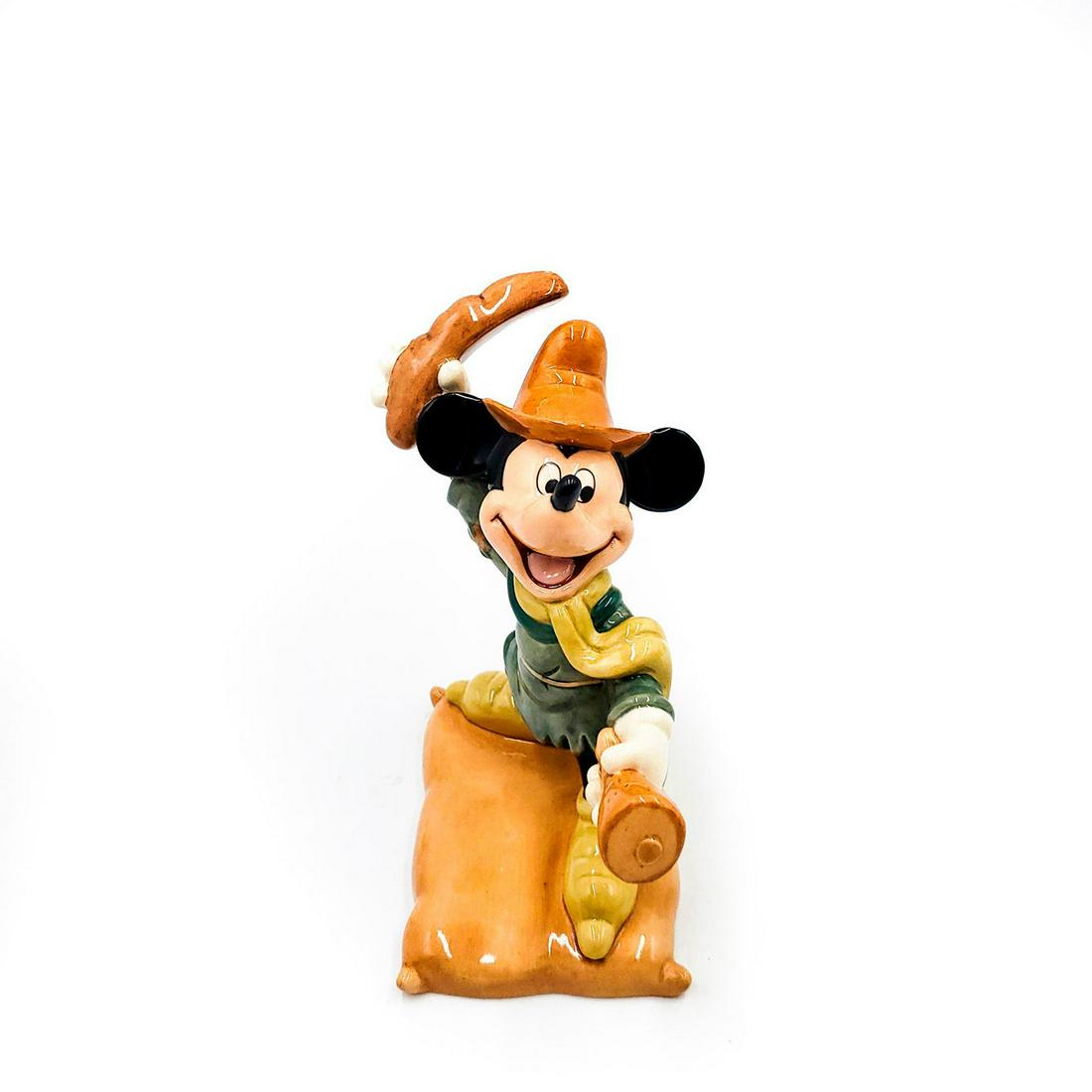 DOULTON DISNEY SHOWCASE FIGURINE, PRINCE AND THE PAUPER: Ltd. Ed. 151 of 1000 Mickey Mouse. Doulton backstamp. Includes Certificate of Authenticity and original box. Issued: 20th c. Dimensions: 7"W, largest Manufacturer: Royal Doulton Country of Origin: Eng
