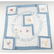 7PC GERMAN VINTAGE HAND EMBROIDERED COCKTAIL TABLE SET - 2
