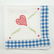 7PC GERMAN VINTAGE HAND EMBROIDERED COCKTAIL TABLE SET - 7
