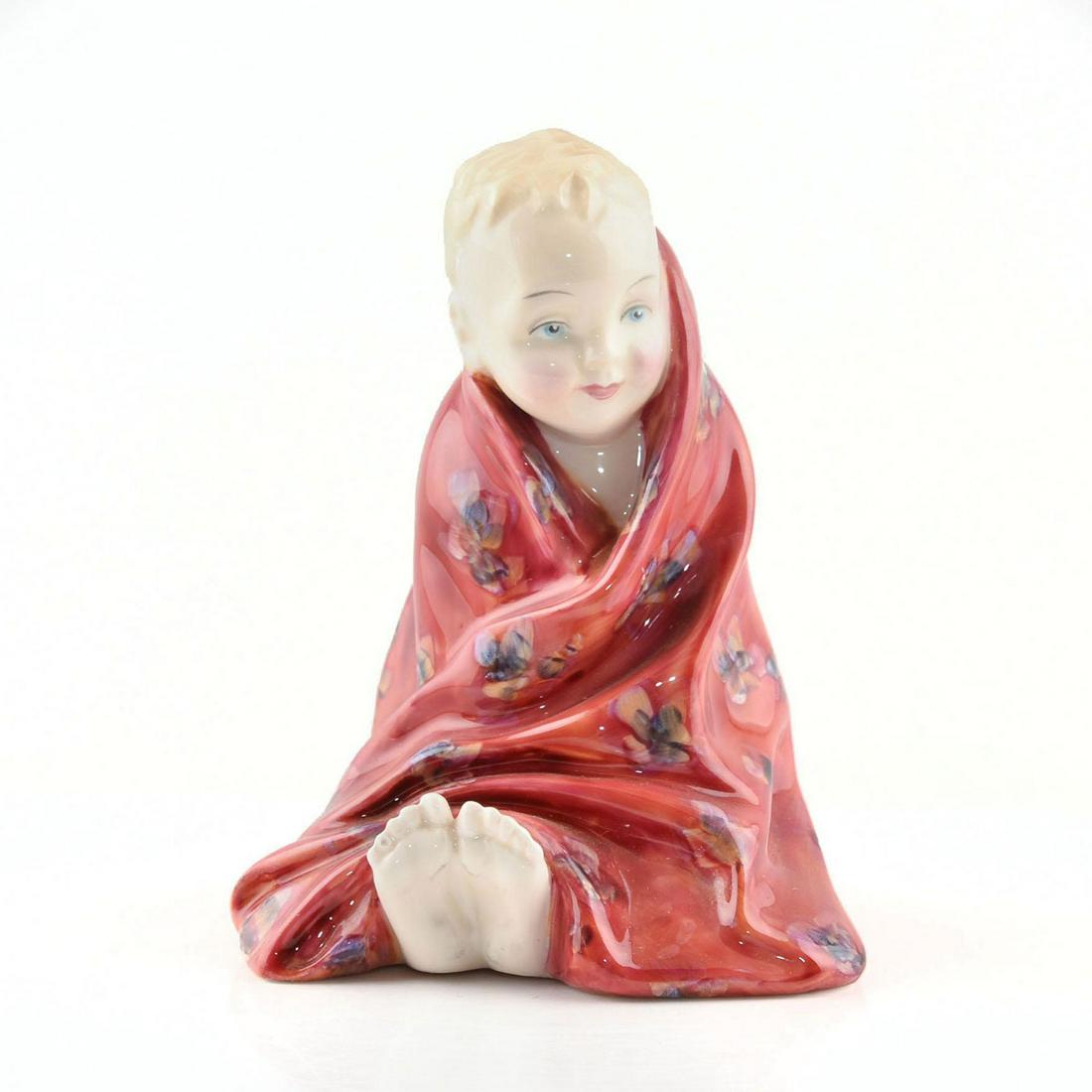 ROYAL DOULTON FIGURINE, THIS LITTLE PIG HN1793 (RED): Harradine - Child Classics Ten little piggies peaking out from under a red blanket give this little treasure its name. Artist: Leslie Harradine Issued: 1936 - 1995 Dimensions: 4"H Manufacturer: Royal 
