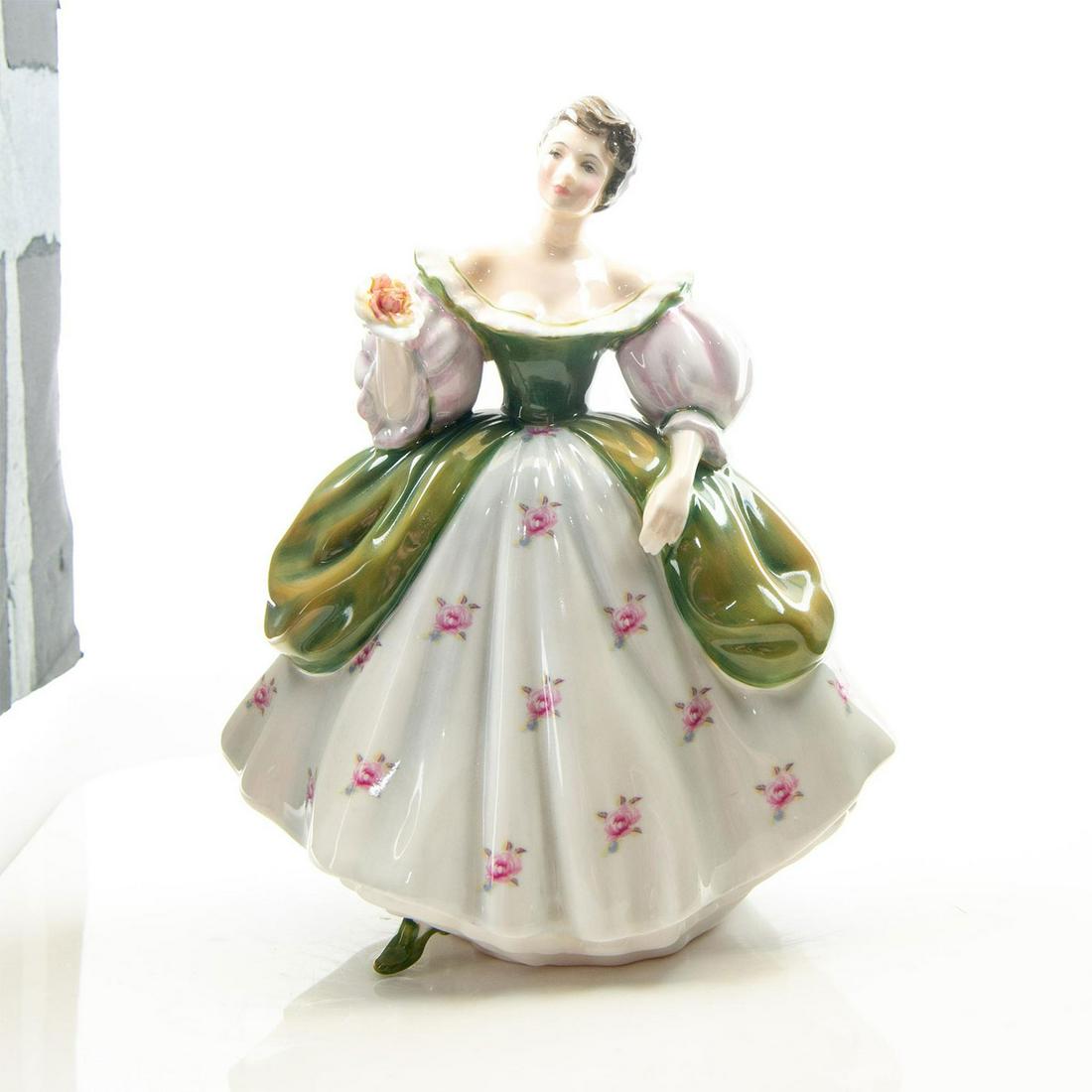 ROYAL DOULTON FIGURINE, DEBORAH HN2701: American Express commissioned the design of this series in 1983. Covent Garden was an area in London, England known for its street vendors and performers from the 1500s to 1974. In a world where old f