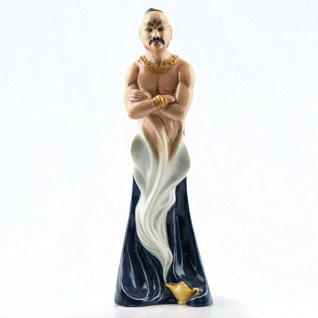 ROYAL DOULTON FIGURINE, GENIE HN2989: In a world where old fashioned values seems to be long gone, a tradition of craftsmanship still lives on in the Royal Doulton studios in which these figures are created. The artists and sculptors, pot