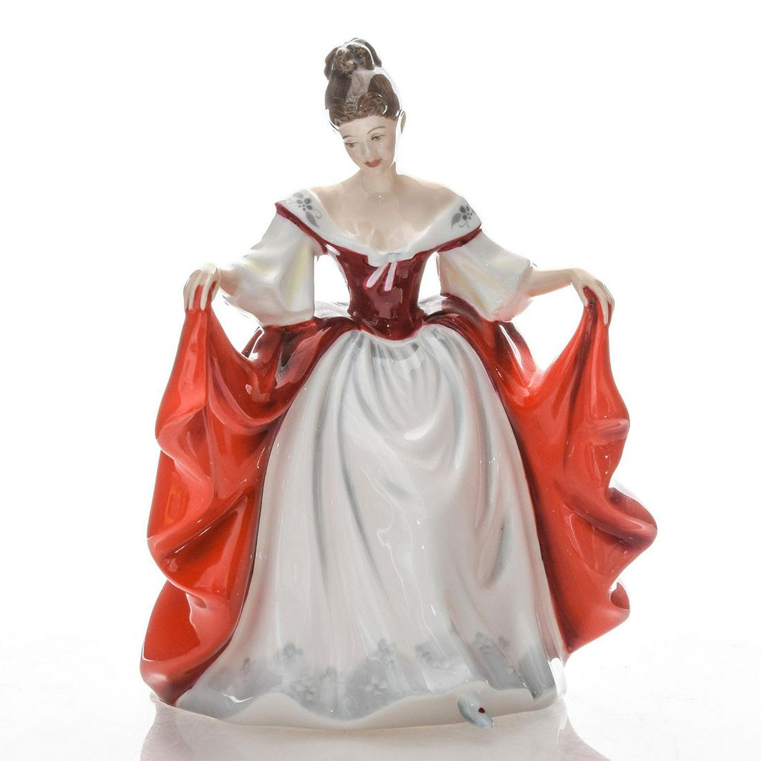 SARA HN2265 - ROYAL DOULTON FIGURINE: Part of the Peggy Davies Classic. Royal Doulton backstamp. Artist: Peggy Davies Issued: 1981 - 2000 Dimensions: 7.5"H Manufacturer: Royal Doulton Country of Origin: England