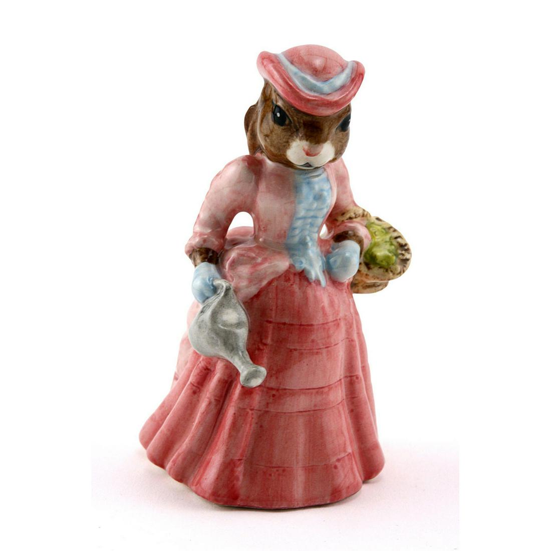 MARY MARY QUITE CONTRARY DB247 - ROYAL DOULTON: The Nursery Rhyme Collection. Includes original box. Bunnykins backstamp. Artist: C. Dadd Issued: 2002 - 2003 Dimensions: 4.25"H Manufacturer: Royal Doulton Country of Origin: England