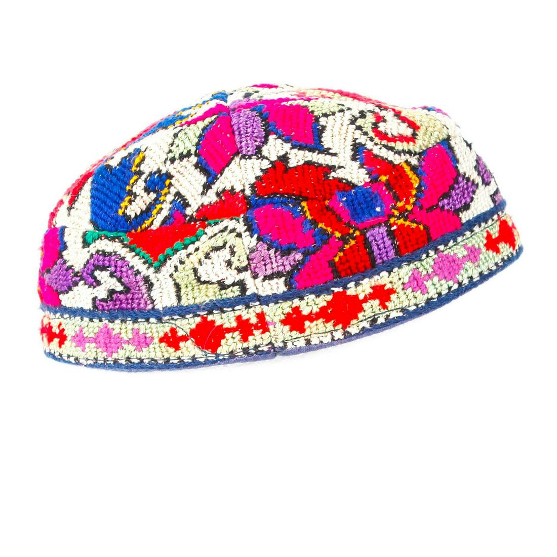 MOROCCAN KNIT BLEND TRIBAL DESIGN HAT (1 of 3)