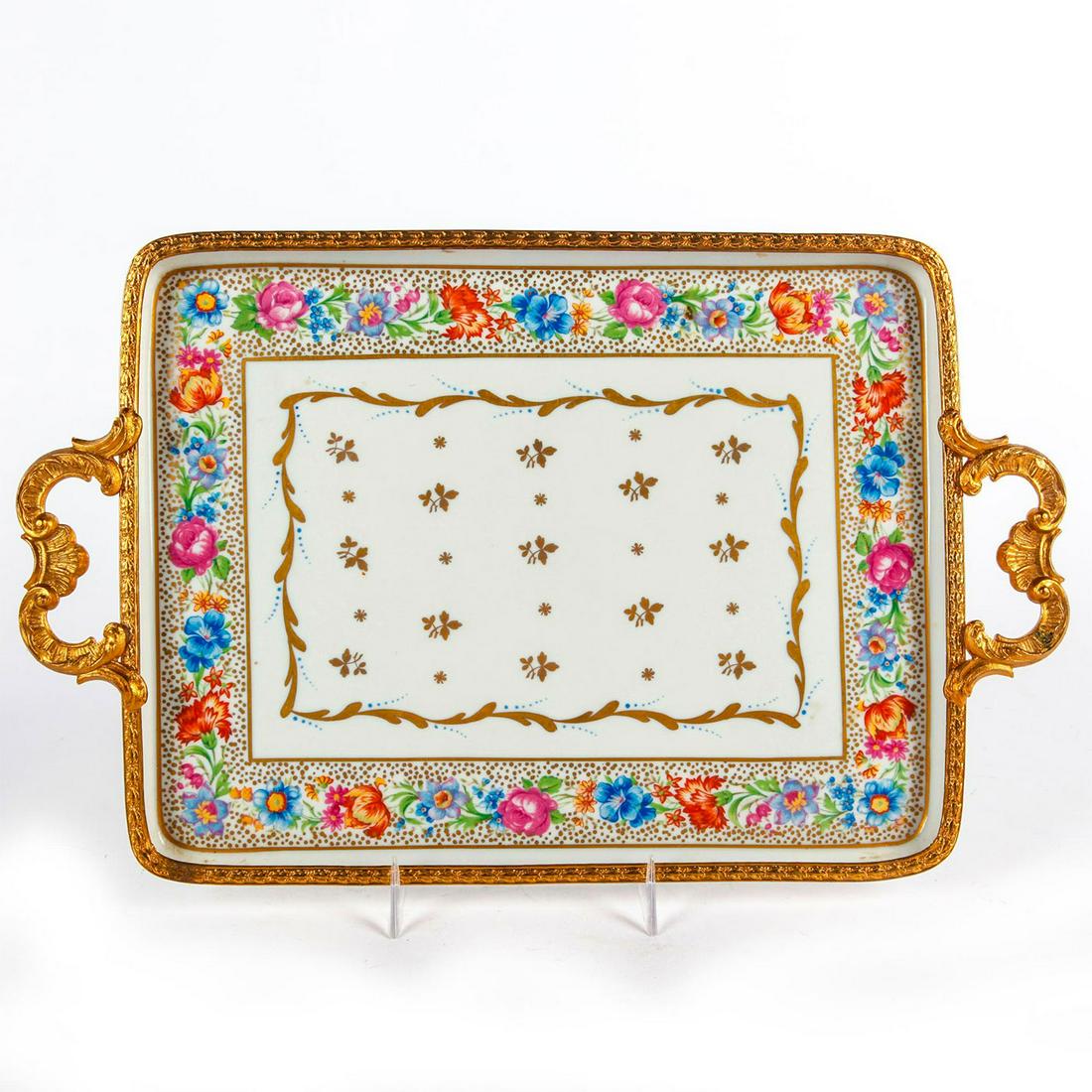 LIMOGES FRENCH ART NOUVEAU CERAMIC SERVING TRAY (1 of 3)