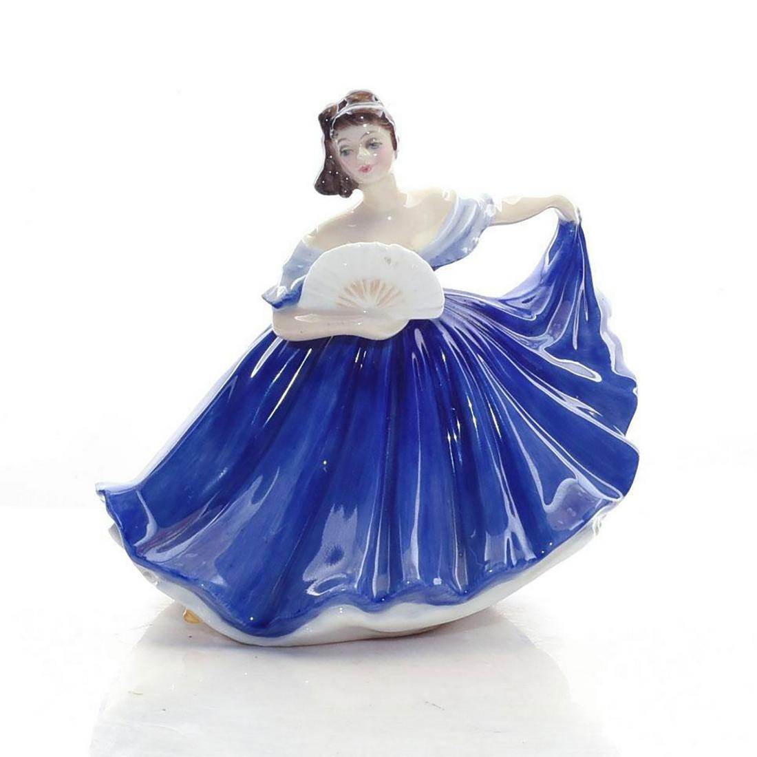 ROYAL DOULTON PROTOTYPE FIGURINE, BALL DANCER W. FAN (1 of 3)