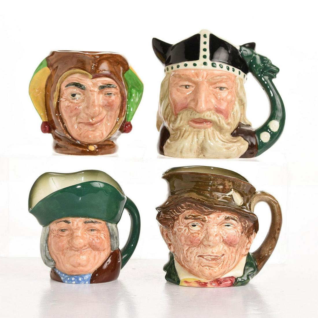 4 ROYAL DOULTON SMALL CHARACTER JUGS (1 of 3)