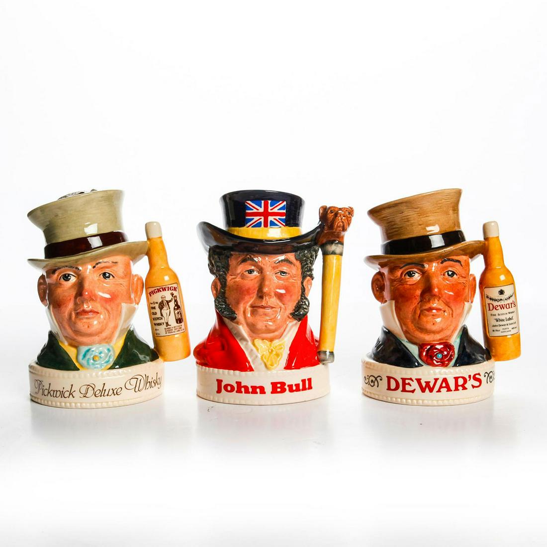 3 SMALL ROYAL DOULTON CHARACTER LIQUOR CONTAINERS (1 of 4)