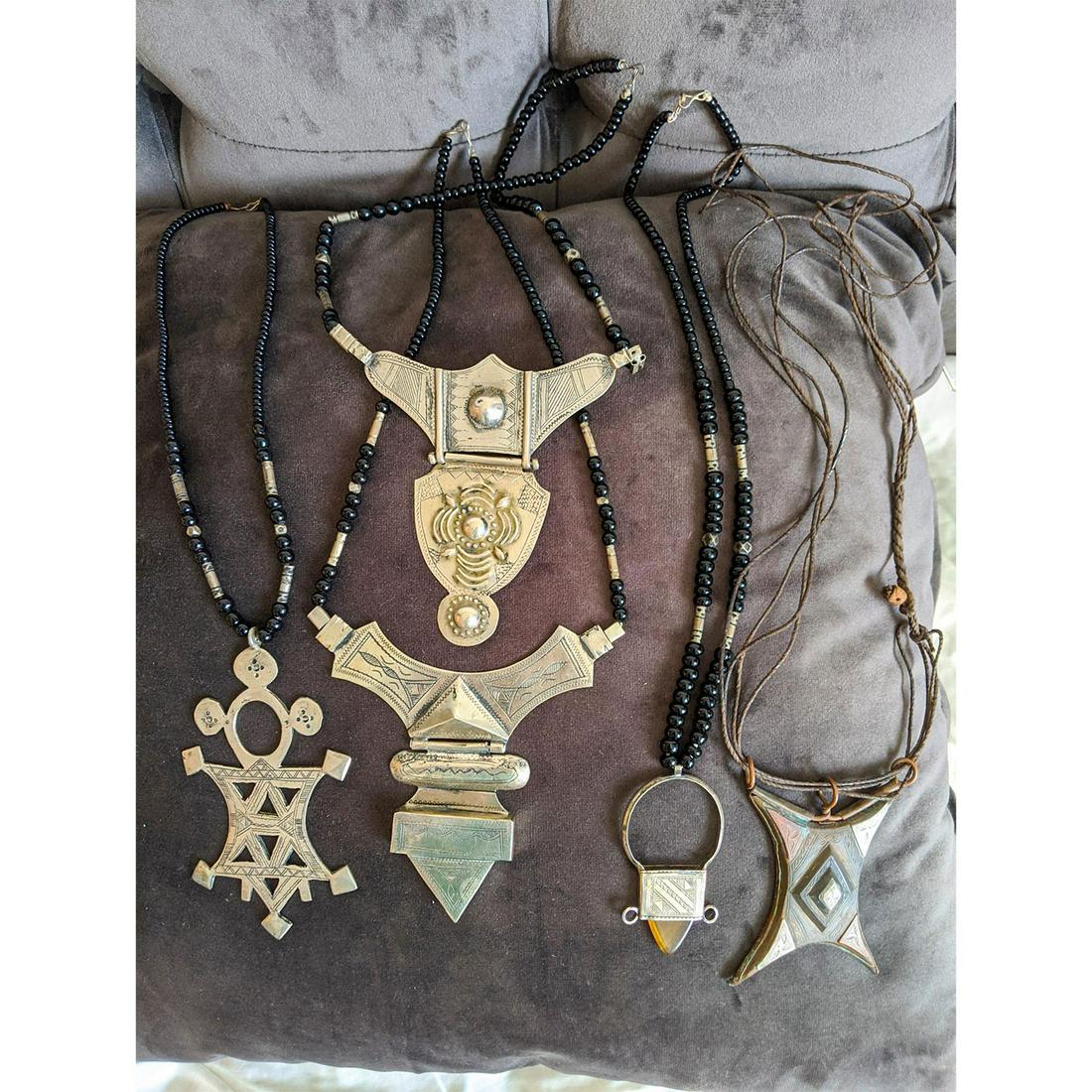 5 20TH C. TUAREG NECKLACES (1 of 3)