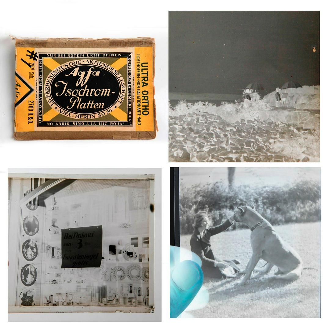 HISTORIC ORIGINAL MARTIN MUNKACSI ART DECO PHOTOGRAPHIC: 29 original black and white photographic plates and negatives. Taken by the pioneering fashion photographer and photojournalist Martin Munkacsi (1896-1963). BLACK SLEEVE: 2 Images (early 20th century)