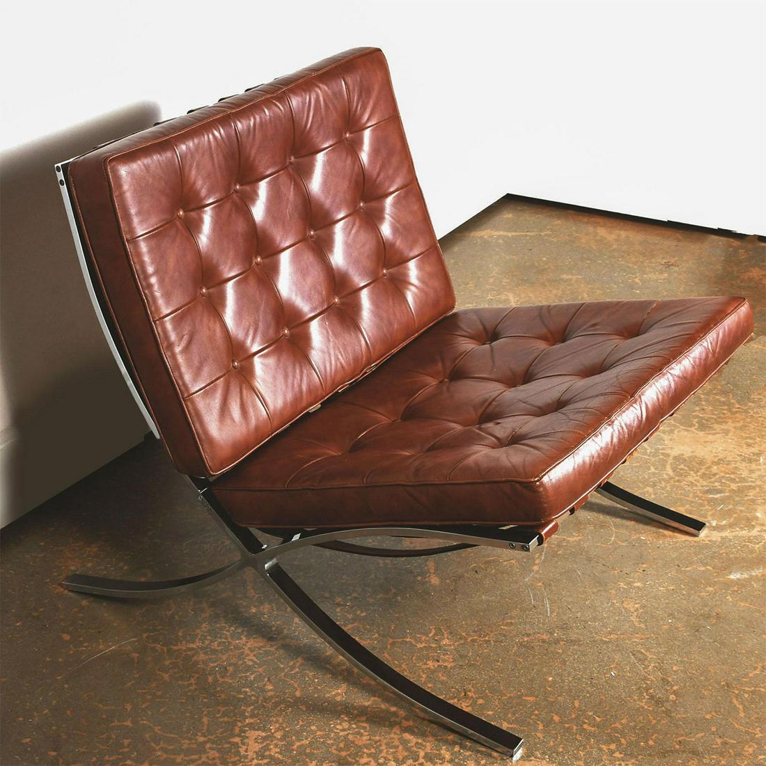 BARCELONA CHAIR, IN THE STYLE OF MIES VAN DER ROHE (1 of 8)