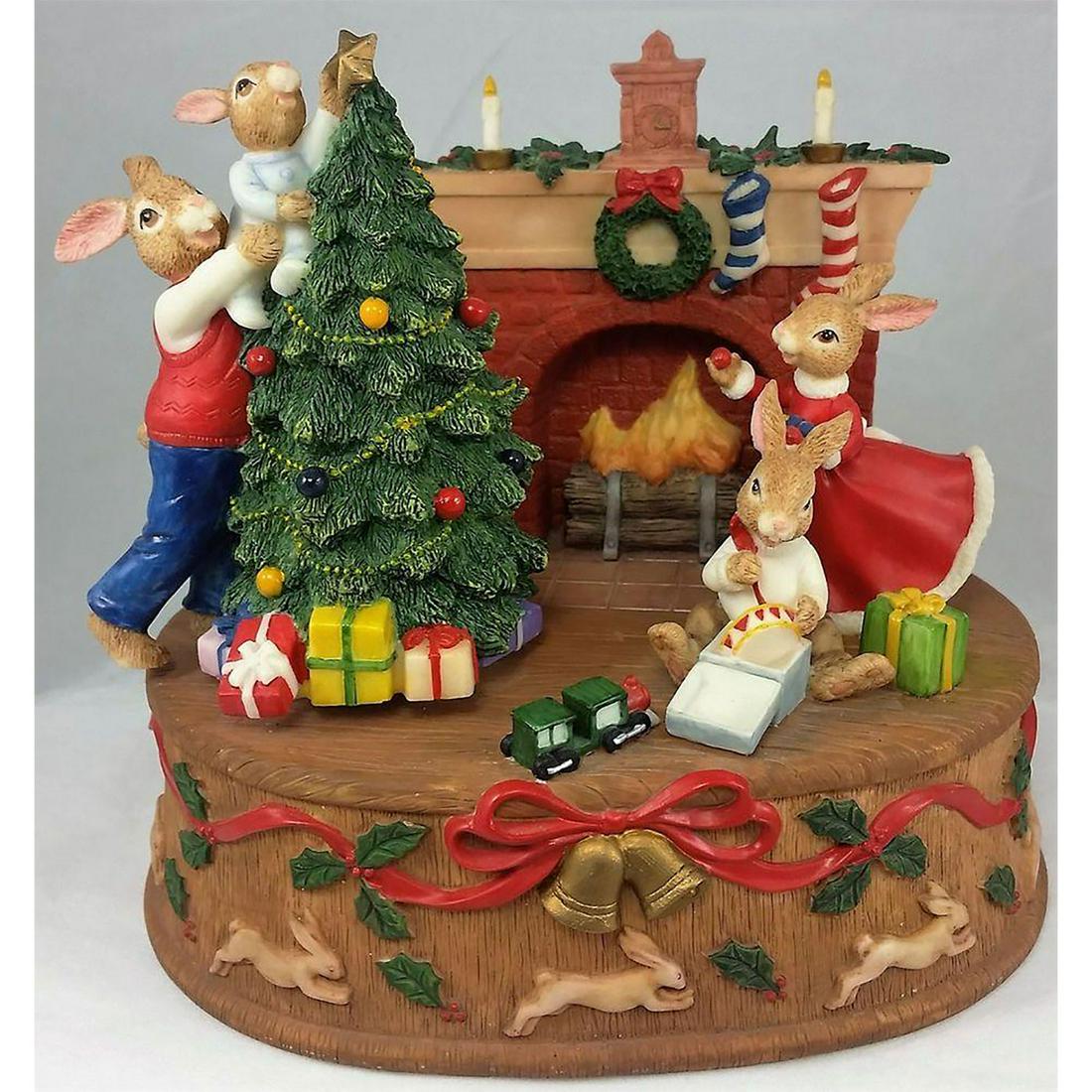 MUSICAL HAPPY CHRISTMAS DBR14 - ROYAL DOULTON BUNNYKINS (1 of 1)