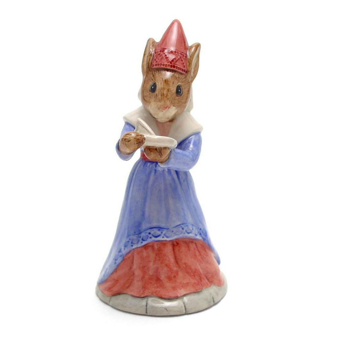 SUNDIAL DB213 - ROYAL DOULTON BUNNYKINS: Bunnykins Figure of the Year 2000. First in the Time Series. Includes original box. Royal Doulton backstamp. Artist: M. Alcock Issued: 2000 - 2000 Dimensions: 4.5"H Manufacturer: Royal Doulton Country