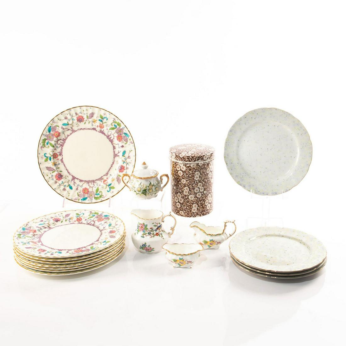 17 PIECES, ENGLISH CERAMIC DISHES (1 of 5)