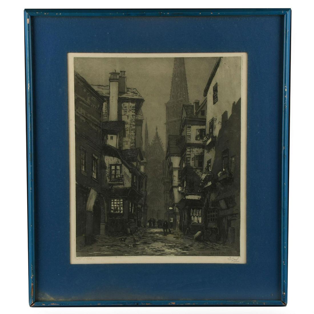 SKETCH DRAWING, RUE DE L'EPICERIE, ROUEN (1 of 3)