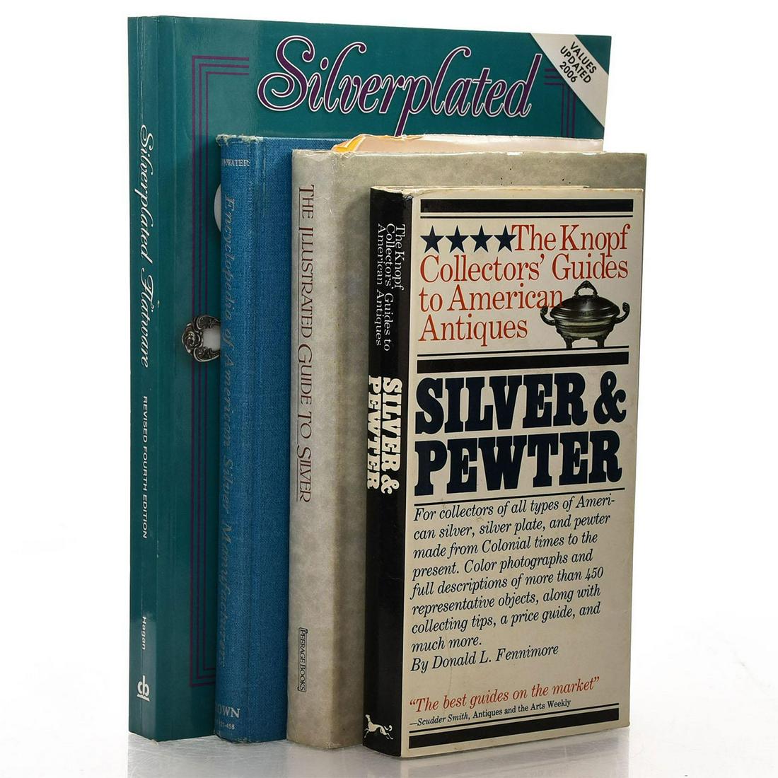 4 BOOKS VARIOUS SILVER AND SILVERPLATE PRICE GUIDES (1 of 2)