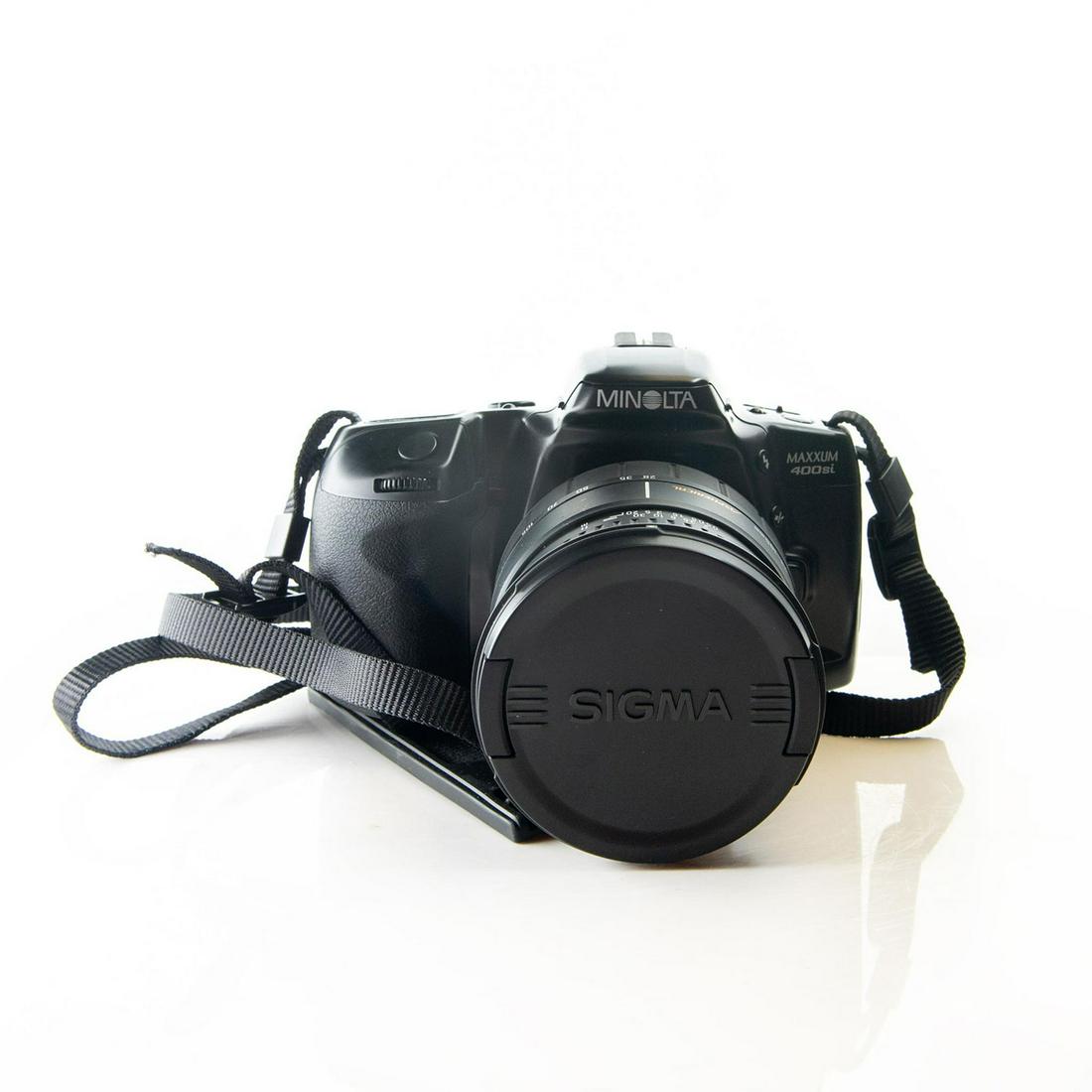 MINOLTA MAXXUM 400SI 35MM SLR CAMERA 28-105 SIGMA ZOOM (1 of 5)