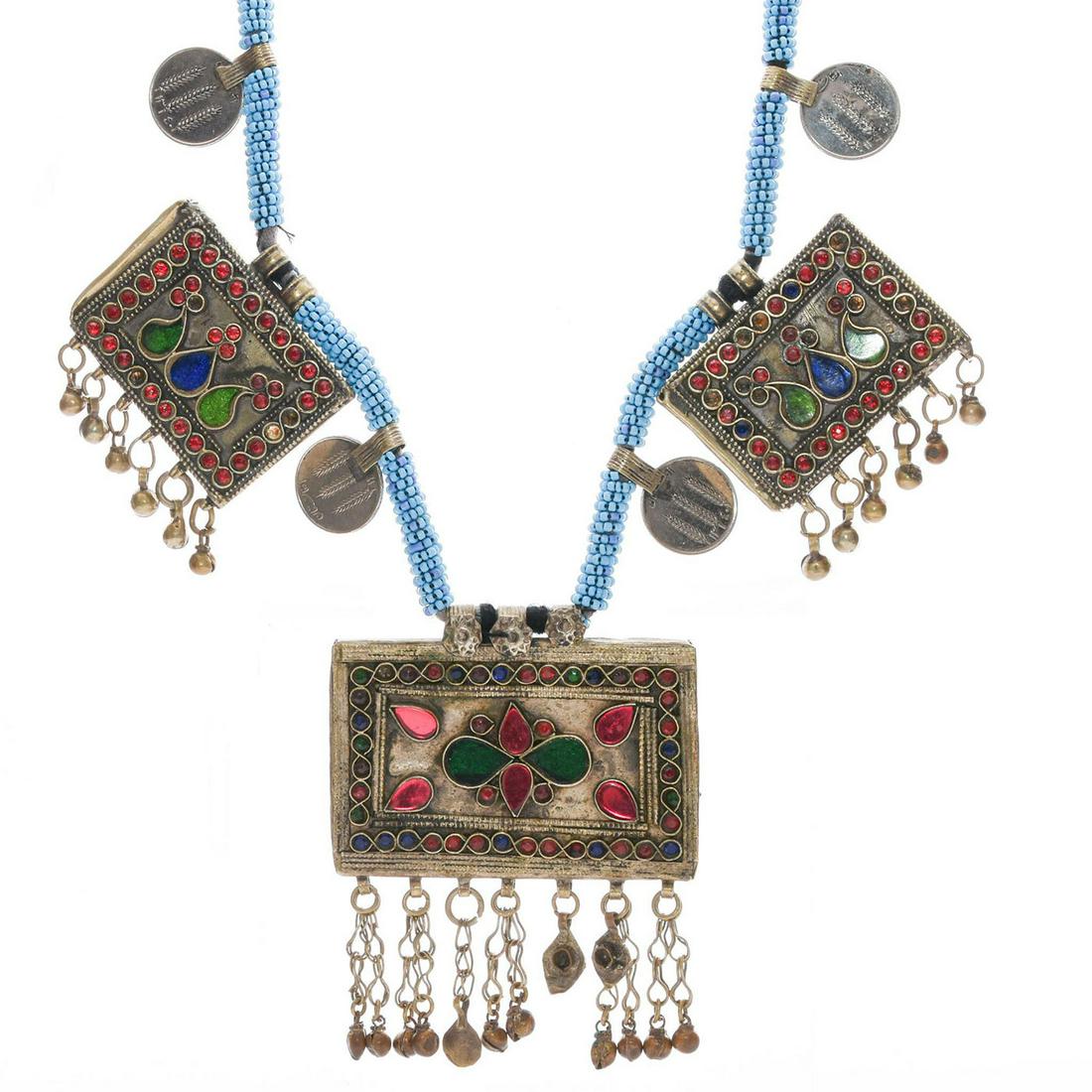 20TH C. AFGHAN KUCHI PENDANT NECKLACE (1 of 3)
