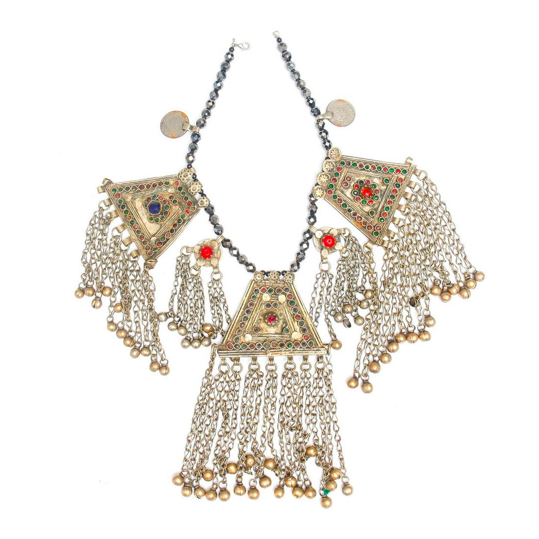 LARGE 20TH C. KUCHI TRIBAL NECKLACE (1 of 6)