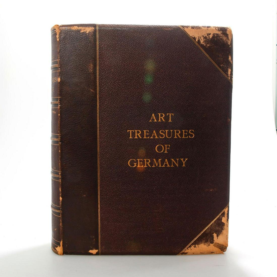 ANTIQUE VICTORIAN BOOK, ART TREASURES OF GERMANY (1 of 4)