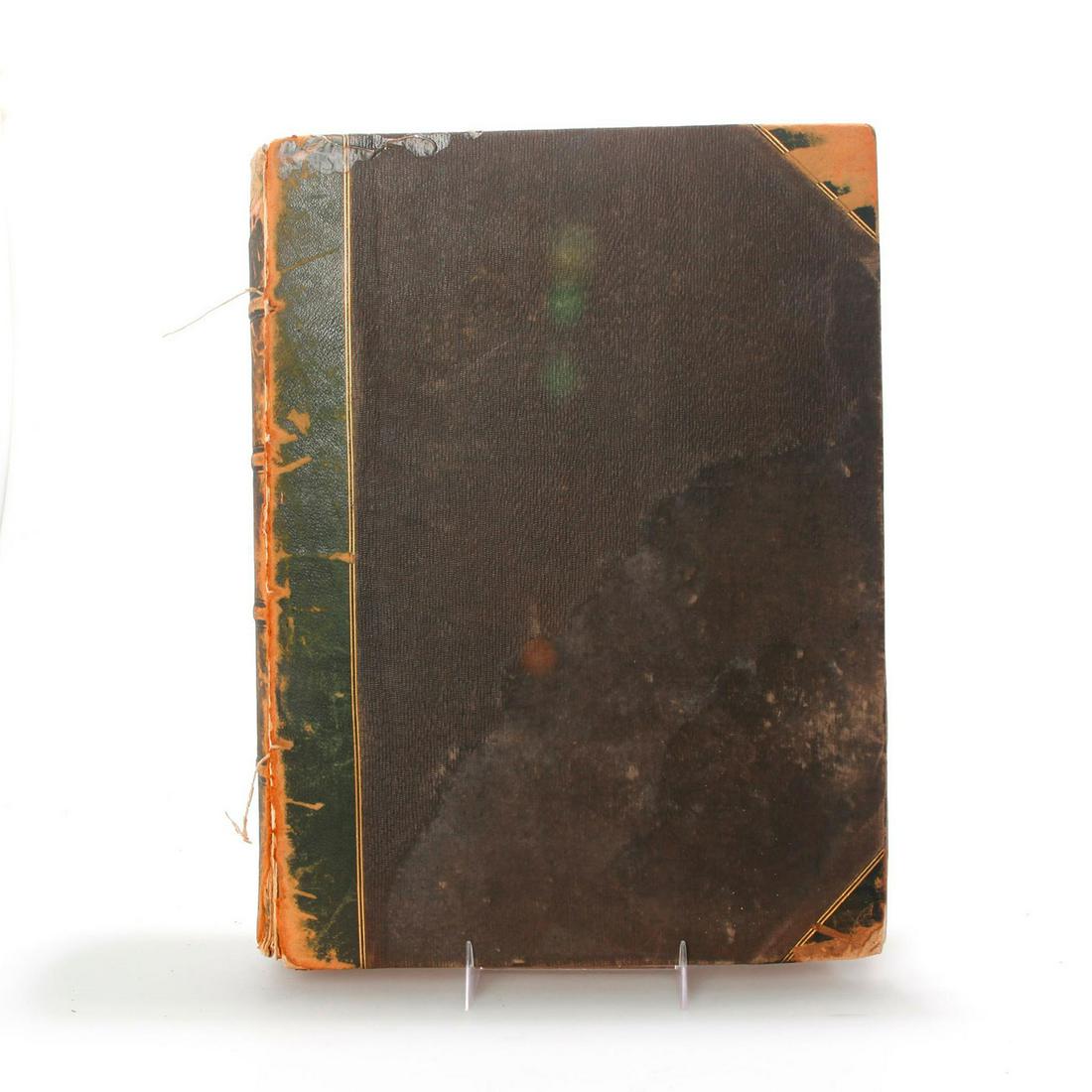 ANTIQUE VICTORIAN BOOK, THE ART JOURNAL VOLUME VI (1 of 3)