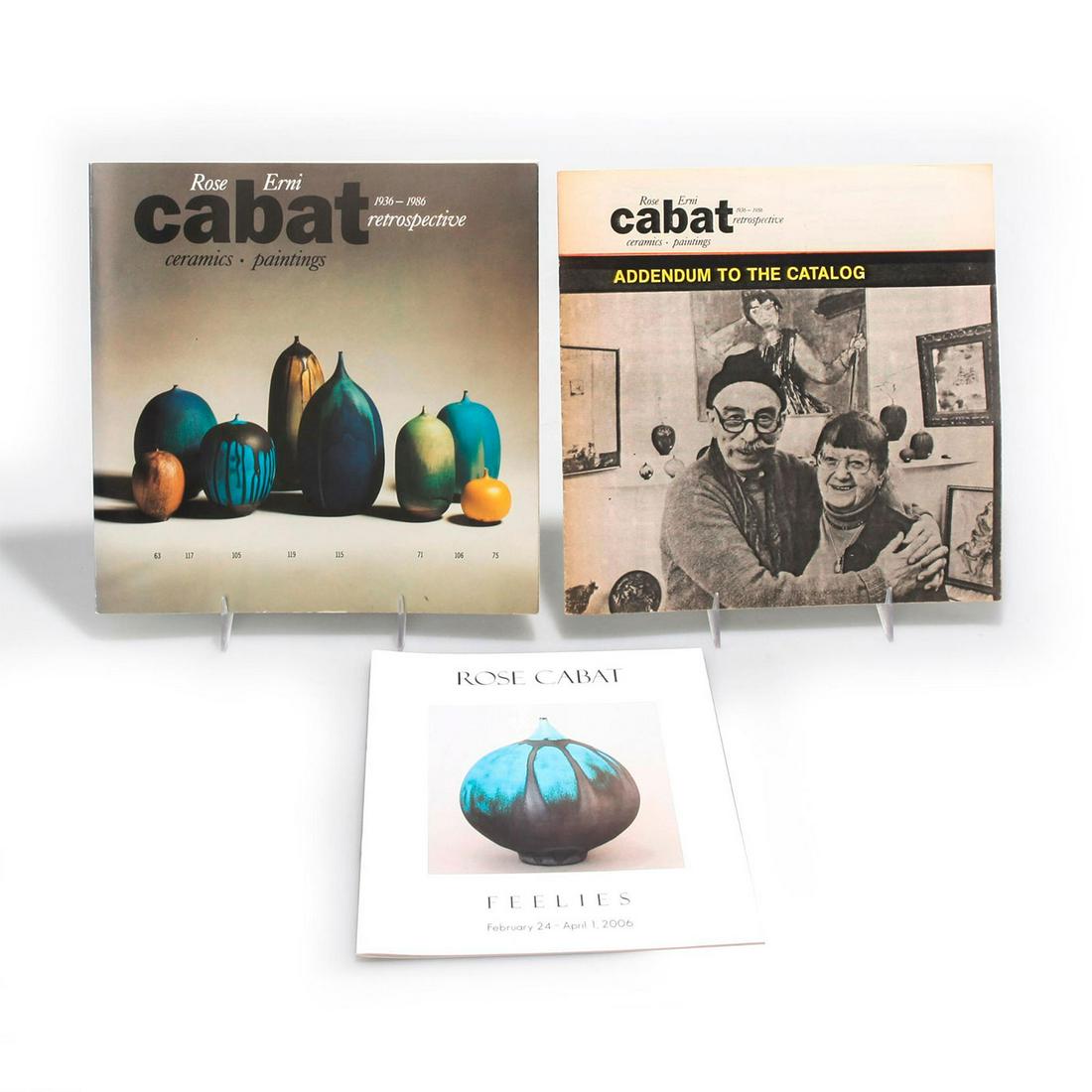 3 EXHIBITION BOOKLETS, ART OF ROSE AND ERNI CABAT (1 of 5)