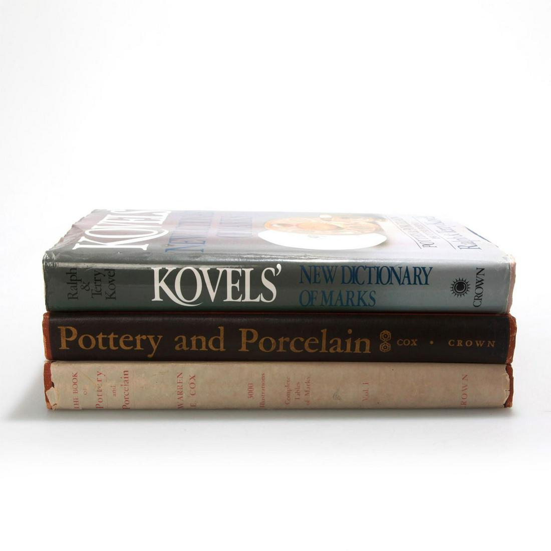 3 ILLUSTRATED POTTERY AND PORCELAIN REFERENCE BOOKS (1 of 2)