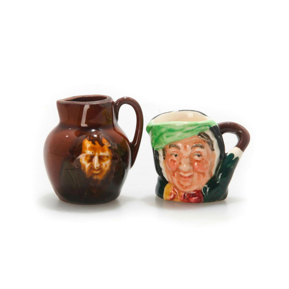2 ROYAL DOULTON MINI JUGS, KINGSWARE & DICKENSWARE (1 of 3)