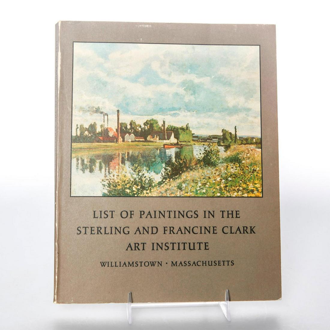 BOOK, LIST OF PAINTINGS IN THE S. & F. CLARK ART (1 of 4)