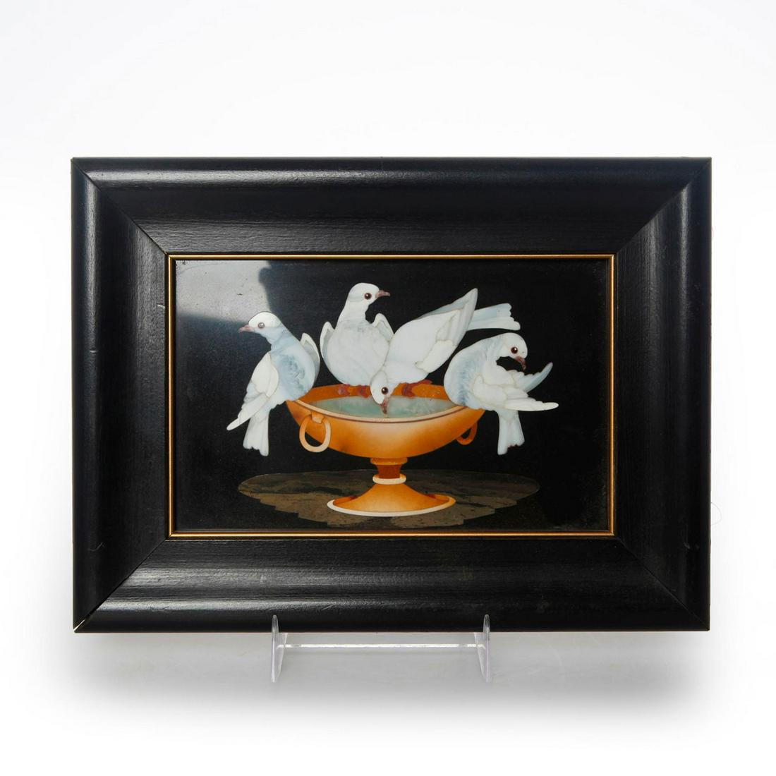 FRAMED BUDRI ITALIAN MARBLE PLAQUE (1 of 3)