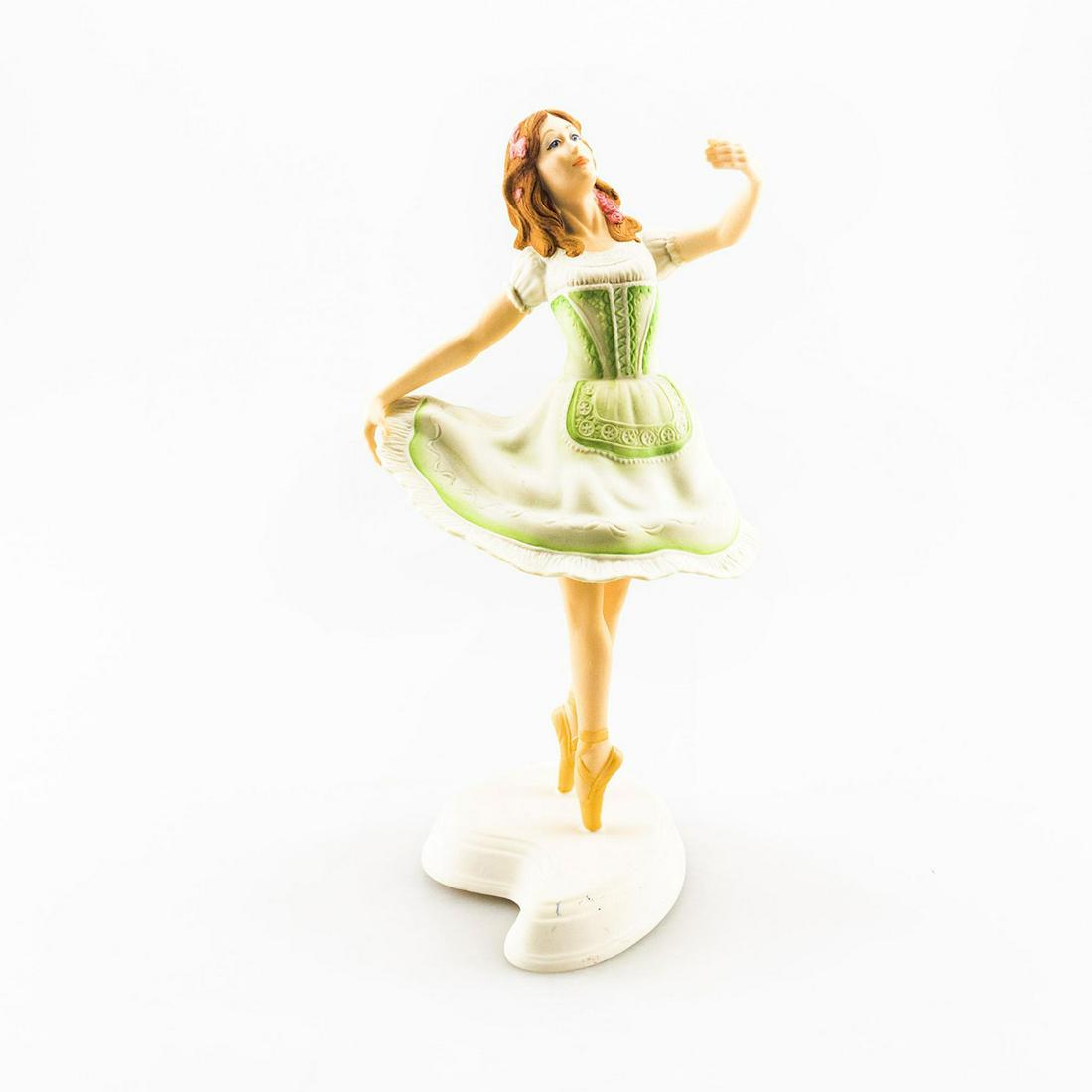BOEHM PORCELAIN FIGURINE, ROMANTIC MOMENTS GISELLE: Limited Edition bisque sculpture for the London Festival Ballet. #Boehm #AmericanPorcelain #RomanticMoments #LondonFestivalBallet Issued: c. 1982 Dimensions: 10.25"H x 5"W Edition Size: 5000 Manufactu