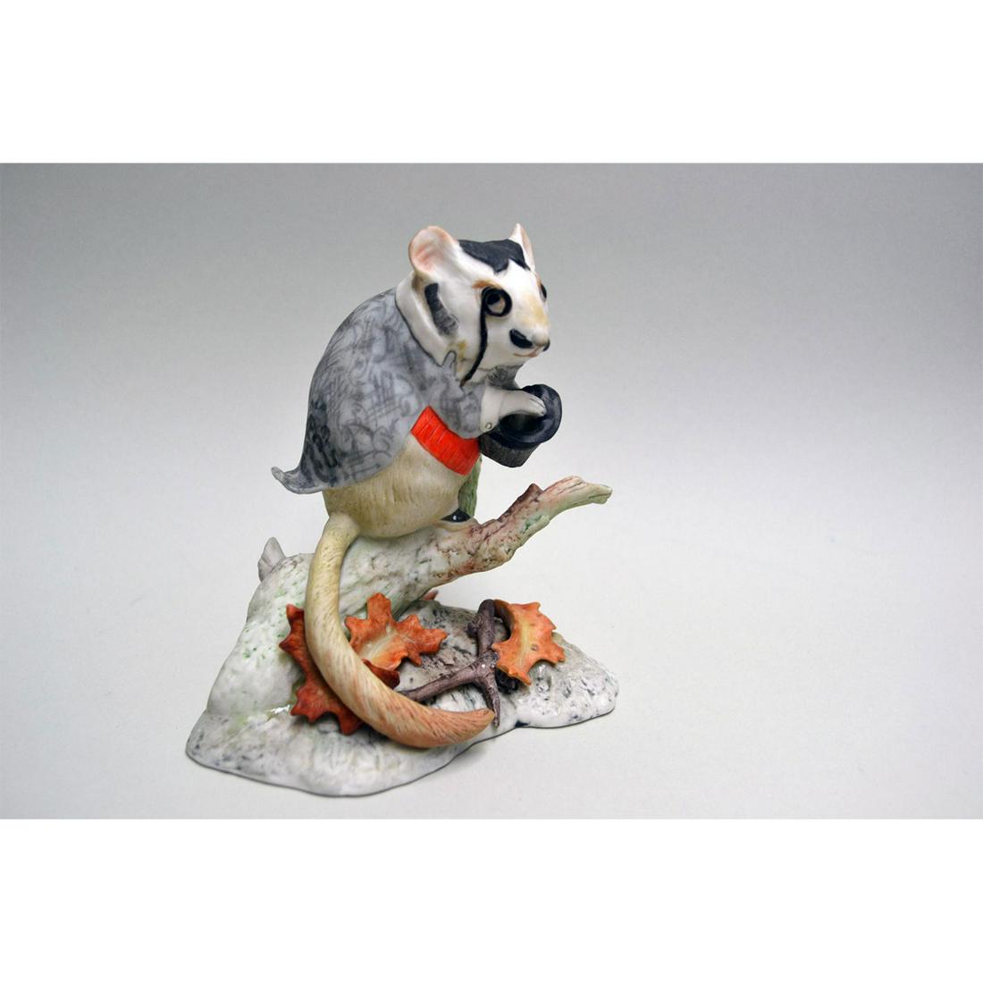 CYBIS PORCELAIN MAXIMILIAN DORMOUSE SPECIAL EDITION: Bisque Porcelain Decorated. Hand painted by the artisans of Cybis. A special edition introduced in 1971 features the Dormouse. Closed Edition. Design No: 697. Artist: Cybis Issued: 1971 Dimensions: 5"