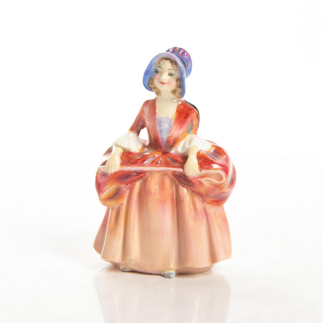 BO PEEP M82 - ROYAL DOULTON FIGURINE: Doulton backstamp. Pink in Color. Style Three. Artist: Leslie Harradine Issued: 1939 - 1949 Dimensions: 4"H Manufacturer: Royal Doulton Country of Origin: England