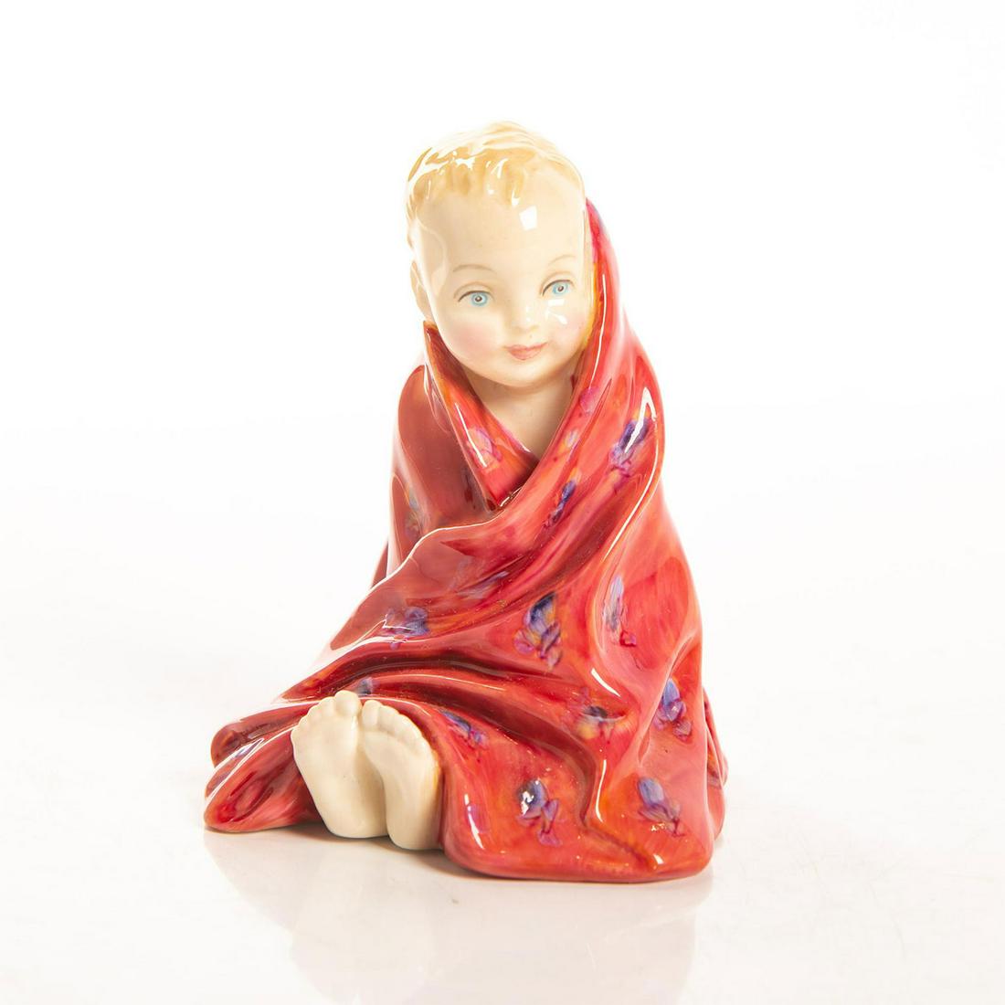 THIS LITTLE PIG HN1793 (RED) - ROYAL DOULTON FIGURINE: Doulton backstamp. Ten little piggies peaking out from under a red blanket give this little treasure its name.. - Harradine - Child Classics Artist: Leslie Harradine Issued: 1936 - 1995 Dimensions: 4"
