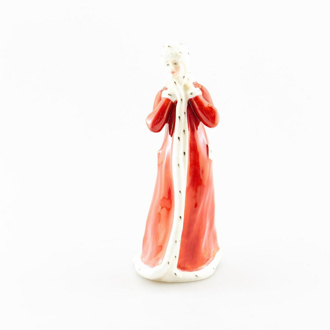 WINTERTIME HN3060 - ROYAL DOULTON FIGURINE: Part of the Season Series. Royal Doulton backstamp. Artist: Amanda Hughes Issued: 1985 - 1985 Dimensions: 8.5"H Manufacturer: Royal Doulton