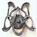 1 DIVISION 1 PIERCED BUTTON GLASS MOUNTED IN METAL - 2