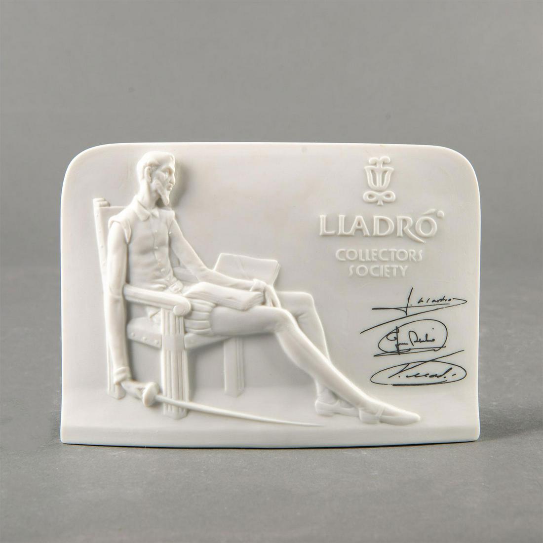 Lladro Collectors Society Don Quixote Plaque (1 of 3)