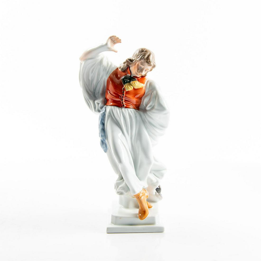 HEREND PORCELAIN LARGE FIGURE DANCING GYPSY 5496 (1 of 3)