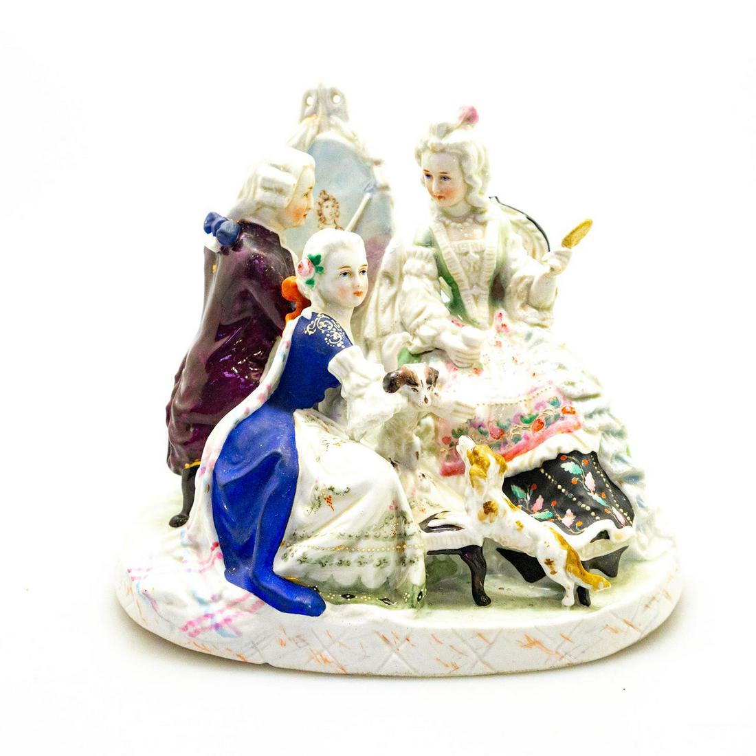 Large Porcelain Figural Group, Portrait Artist (1 of 4)