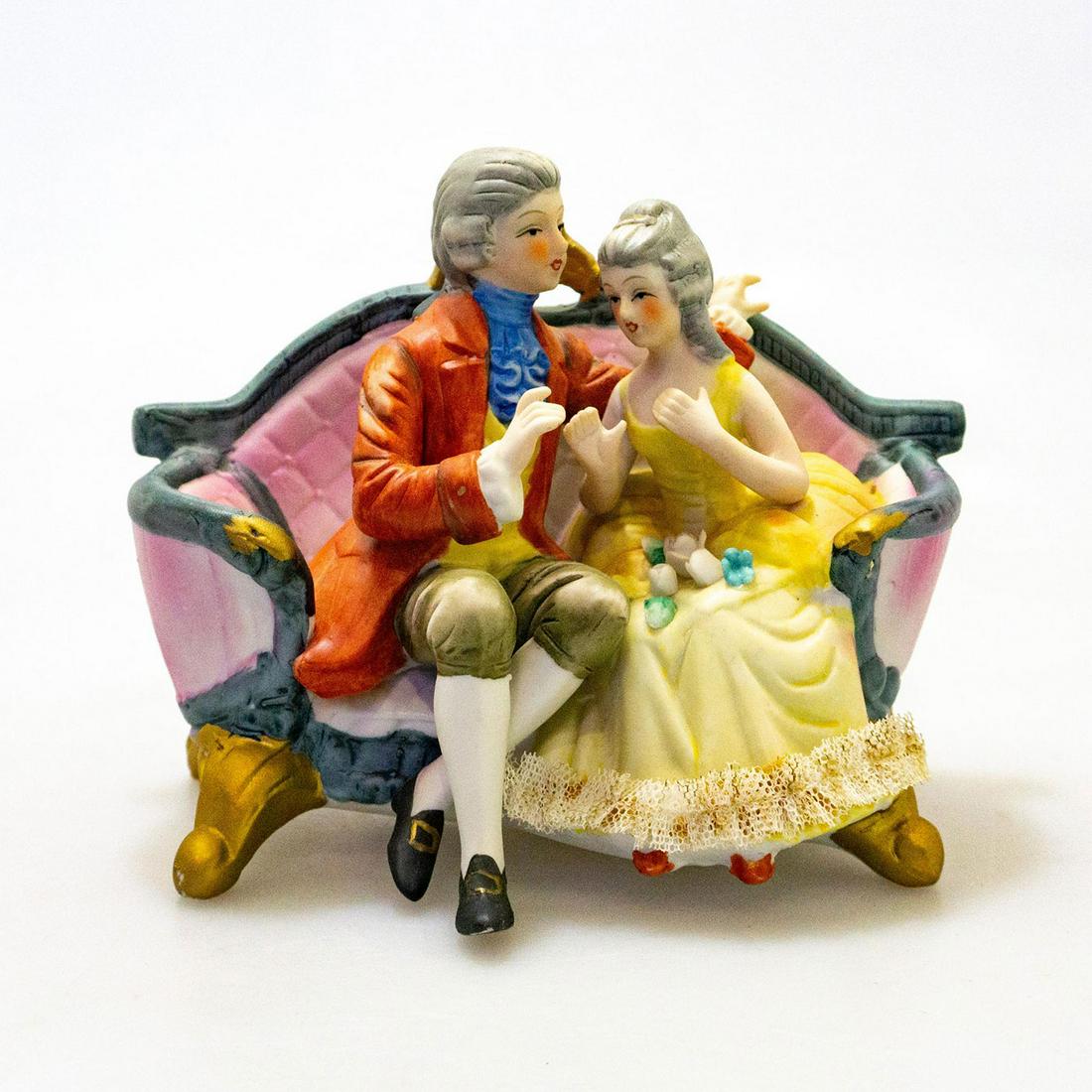 Royal Crown Figurine, Courting Couple (1 of 3)