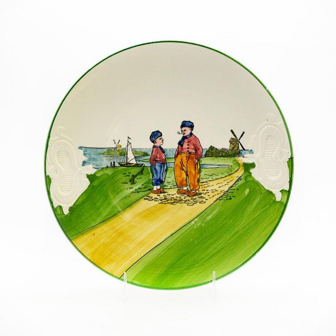 SMALL GS ZELL CERAMIC DUTCH SCENE PLATTER (1 of 2)