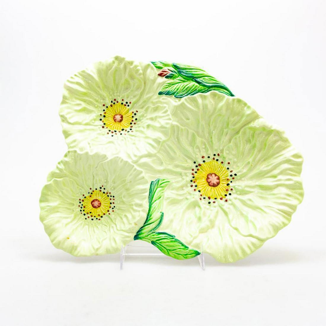 CARLTON WARE VINTAGE AUSTRALIAN DESIGN FLORAL DISH: Rare designed vintage Carlton Ware dish/plate. The Australian design depicts the blossoming flowers. Marked on the bottom "2276" and "Carlton Ware Handpainted Made in England Trademark Registered Aust