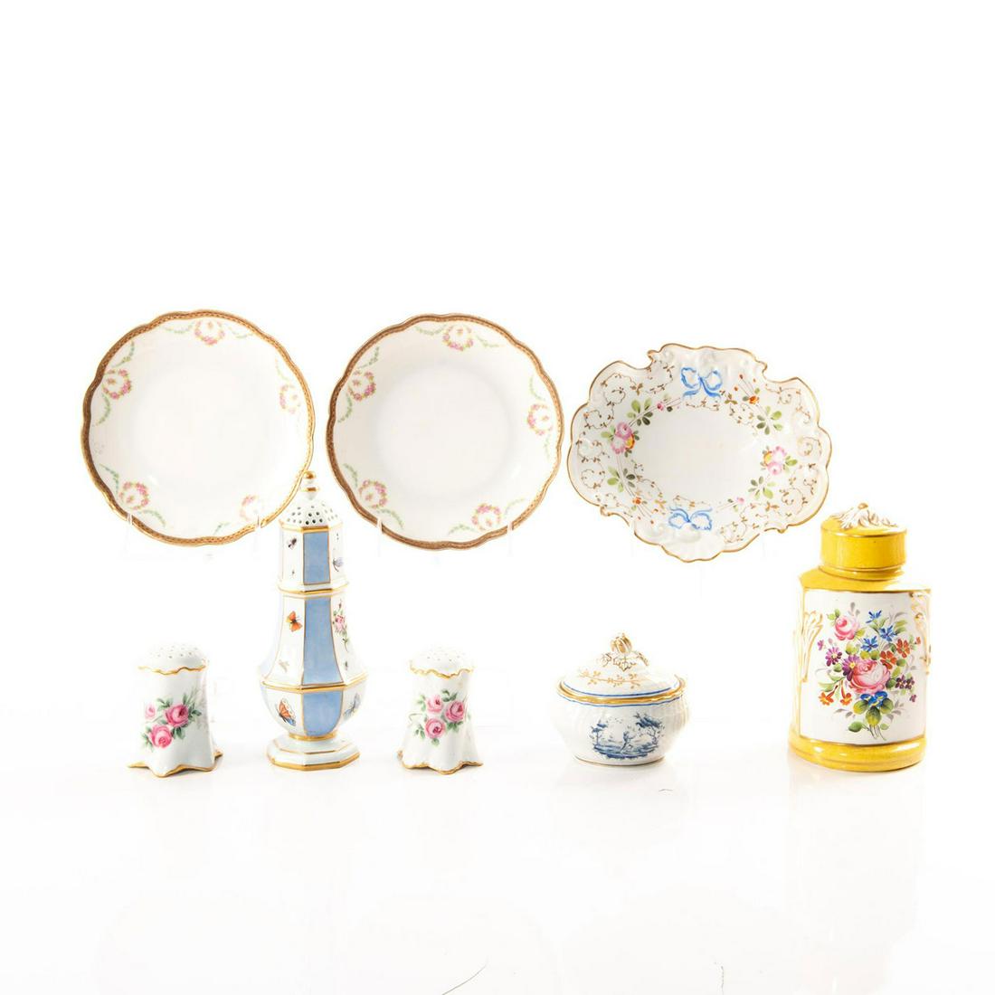 8 PIECES, EUROPEAN CERAMICS (1 of 3)