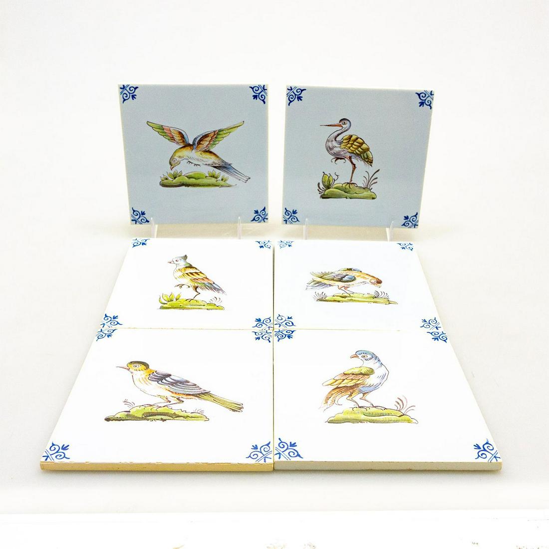 7 VINTAGE WESTRAVEN ANNO 1661 HOLLAND CERAMIC TILES (1 of 3)