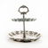 ANTIQUE FB ROGERS SILVER PLATED TWO-TIER SERVING TRAY