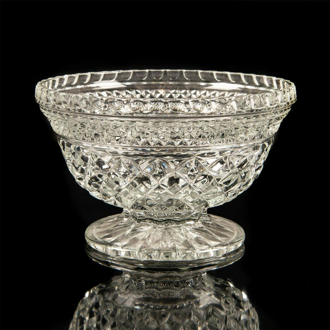 IMPERIAL GLASS COMPANY PEDESTAL SERVING BOWL (1 of 3)